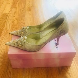 Barbara Bucci - Savana Grano pointed stilettos